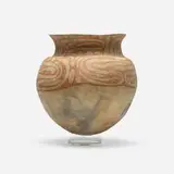 Thai, Ban Chiang jar, slip-decorated earthenware
