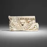 Roman, Sarcophagus fragment, marble