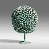 Douglas Ihlenfeld, Biosphere, 2018, bronze, copper