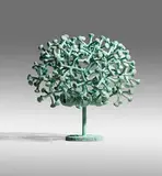 Douglas Ihlenfeld, Blooming Tree, 2020, bronze, copper