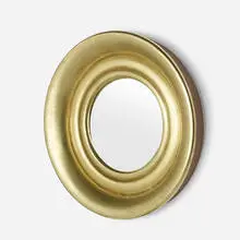 Jared Bark, Mirror, c. 1998, gilt and enameled wood, mirrored glass