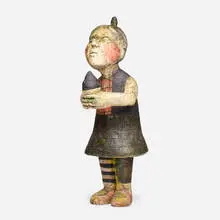 Kensuke Yamada, Girl with the Ice Cream Cone, c. 2001, glazed stoneware