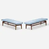 Jens Risom, Benches model T621, pair