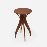 Michael Hurwitz, Small Round Side Table, c. 2000, Peruvian mahogany