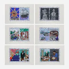 Faith Ringgold, Declaration (of Freedom) and Independence, 2009, screenprints in colors