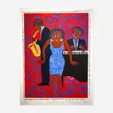 Faith Ringgold, Mama Can Sing You Put the Devil in Me, 2004, serigraph in colors