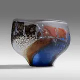 Stanislaw Borowski, Faces, 1989, hand-blown and acid-etched glass
