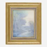 Fred Rothenbusch for Rookwood Pottery, The Winding Stream plaque