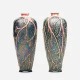 Stellmacher Riessner & Kessel, Amphora seaweed vases, set of two