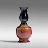 Vase by George E. Ohr, 1897-1900, glazed earthenware, sold May 2021