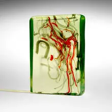 Riccardo Licata, Aquario Astratto, 1952, internally decorated glass