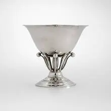 Compote, model 17A by Johan Rohde, sterling silver, sold Jan 2025