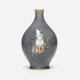 Vase from the Le cirque series by Manufacture nationale de Sèvres, 1952, glazed porcelain, sold Jan 2025