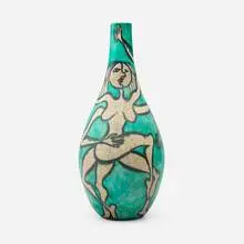 Tre Felci, Tall vase, c. 1950, glazed stoneware
