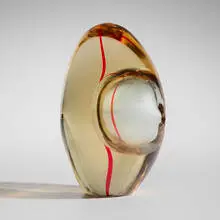 Asteroides vase by Antonio da Ros, 1959, internally decorated glass, sold Jan 2025