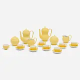 Josef Hoffmann, Melon mocha service, 1929, glazed porcelain