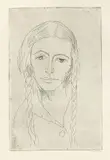 Emil Nolde, Eva, 1923, Radierung auf Velin
