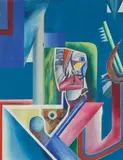 Wolfgang Petrick, Ohne Titel, Um 1968, Öl auf Leinwand