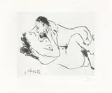 Pablo Picasso, Étreinte, 1963, Aquatinta auf Velin
