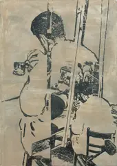 Heribert Ottersbach, Transfer (Details), 1999, Acryl auf Leinwand