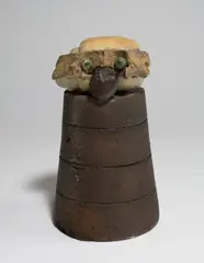 Ohne Titel by Daniel Spoerri, Bronze, bemalt. Höhe: 16 cm (6 ¼ in.), sold Nov 2015
