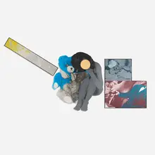 John Baldessari, Object with Flaw, 1988, lithograph in colors in four parts, two on Somerset, one on Arches and one face-mounted to Plexiglas