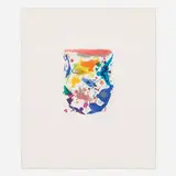 Sam Francis, Untitled (SFE-044), 1987, etching and aquatint in colors on BFK Rives