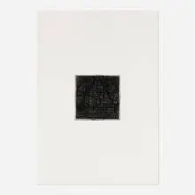 Olga De Amaral, Cartas, 1988, etching on Fabriano