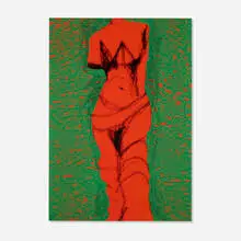 Jim Dine, Nine Views of Winter (2), 1985, woodcut in colors on Arches Buff