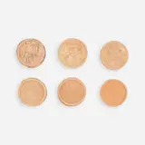 Collection of six brothel tokens by George E. Ohr, c. 1900, bisque earthenware, sold May 2021