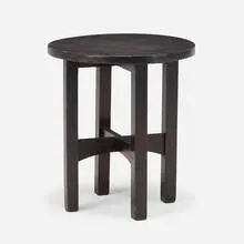 Tabouret, model 601 by Gustav Stickley, c. 1910, oak, sold May 2021