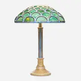 Fulper Pottery, Rare Vasekraft Renaissance lamp