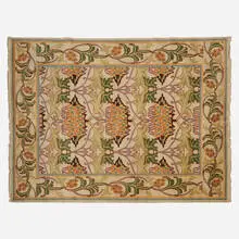 Medium pile carpet by William Morris, hand-knotted wool, sold May 2021