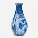 Édouard Cazaux, Vase with nymphs, c. 1950, glazed earthenware