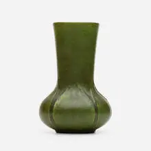 Vase by Ruth Erickson, 1899-1910, glazed earthenware, sold May 2021