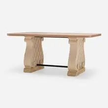 Jean Pascaud, Dining table, c. 1935, polished stone, carved sandstone, iron