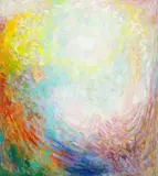 Heinz Kreutz, Dunkelheit und Schatten (William Turner), 1995, Öl auf Leinwand