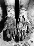 Dieter Appelt, Die Befreiung der Finger“, aus der Serie „Erinnerungsspur