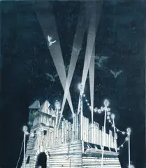 Henning Kles, Fort d’argent, 2005, Öl auf Nessel