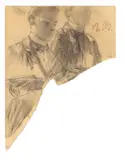 Adolph von Menzel, Konvolut von fünf Skizzen und einem Autographen