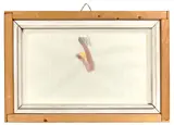 Richard Tuttle, 1002, 1981, Aquarell auf liniertem Papier, im Künstlerrahmen