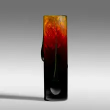Leopold Bauer for Loetz, Titania vase (Gre PN II - 4300), 1906, hand-blown glass