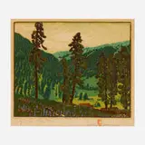 Gustave Baumann, Big Timber Upper Pecos