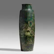 Pierre-Adrien Dalpayrat, Tall vase, c. 1900, glazed stoneware