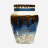 Thorvald Bindesbøll, Vase, 1901, glazed earthenware
