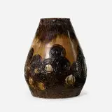 Thorvald Bindesbøll, Vase, 1892, glazed earthenware