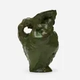 La Nuit pitcher by Pierre-Adrien Dalpayrat and Jean Coulon, c. 1894, glazed stoneware, sold May 2021