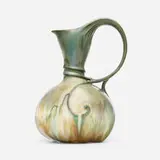 Pitcher by Léon Kann for Manufacture Nationale de Sèvres, 1900, glazed porcelain, sold May 2021