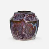 Vase by Raoul Lachenal, c. 1901, glazed stoneware, sold May 2021