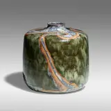 Vase by Raoul Lachenal, c. 1905, glazed stoneware, sold May 2021